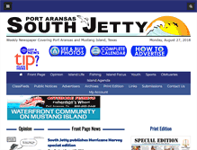 Tablet Screenshot of portasouthjetty.com